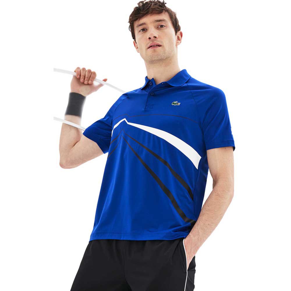 Lacoste Mens Sport Short Sleeve Techinical Jersey Graphic T-Shirt