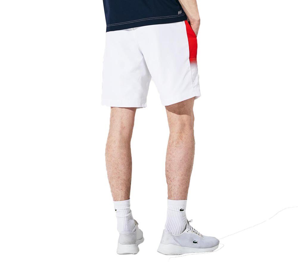 Lacoste Pantaloni Corti Sport Tennis Side Panel Stripes Blur
