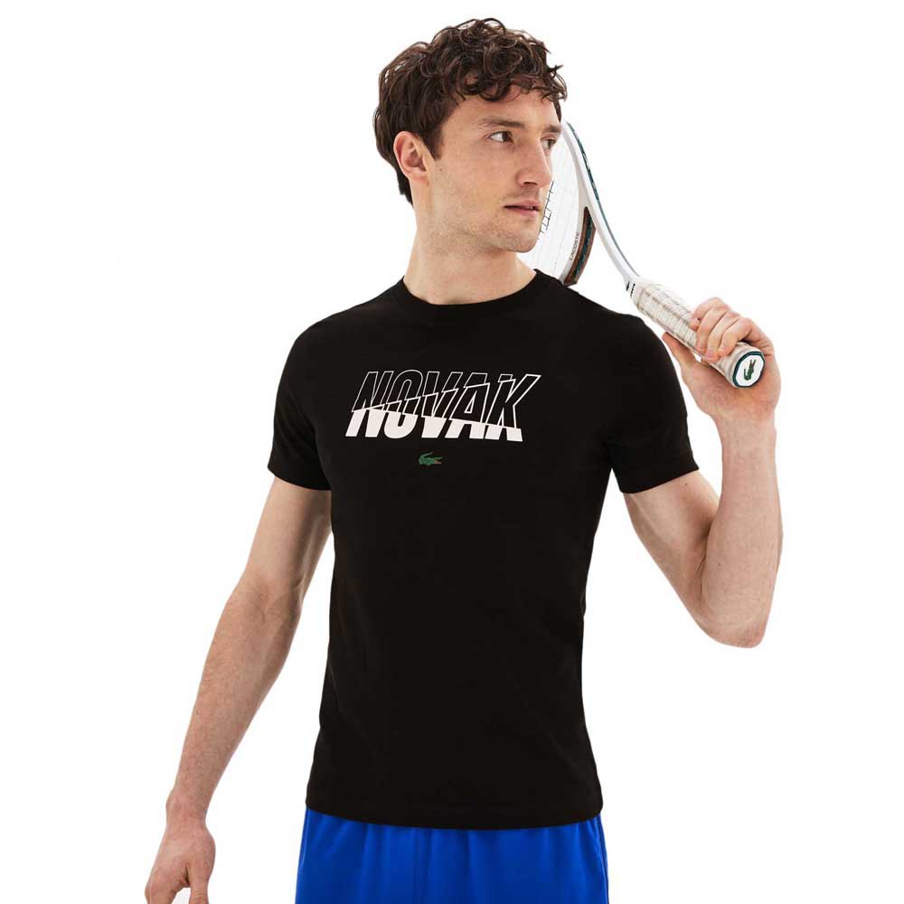 Lacoste T-Shirt Manche Courte Sport Novak Djokovic Crew Neck Print Tech