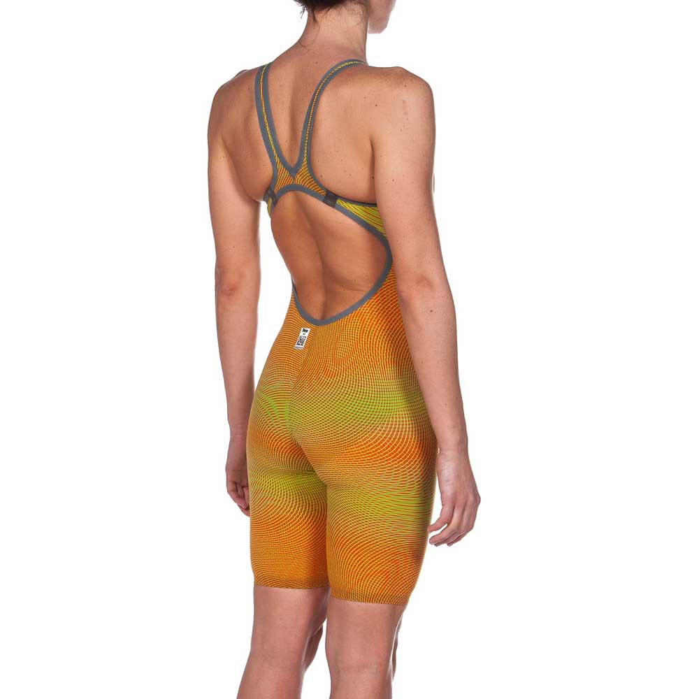 Arena Powerskin Carbon Air2 Open Back Competition Swimsuit Yellow 