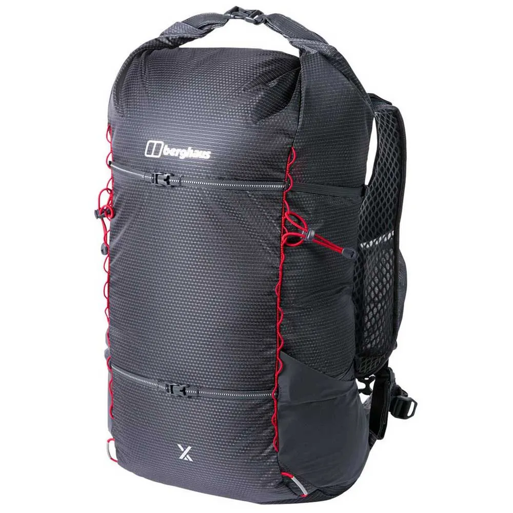 Sac à Dos Berghaus Voyager L55 Plus Randonnée - Système FGA Rouge/noir - Occasion Bon état