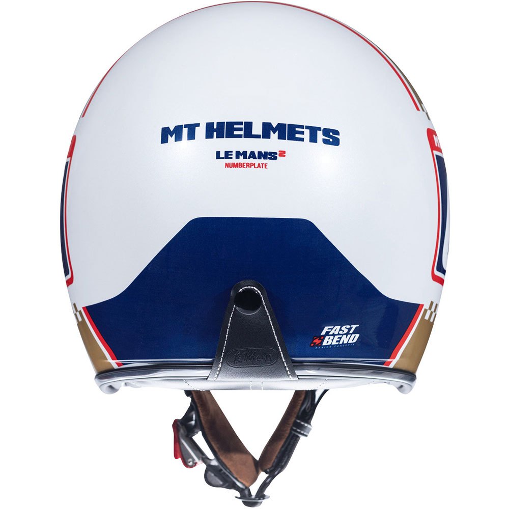 MT Helmets Casque Jet Le Mans 2 SV Numberplate
