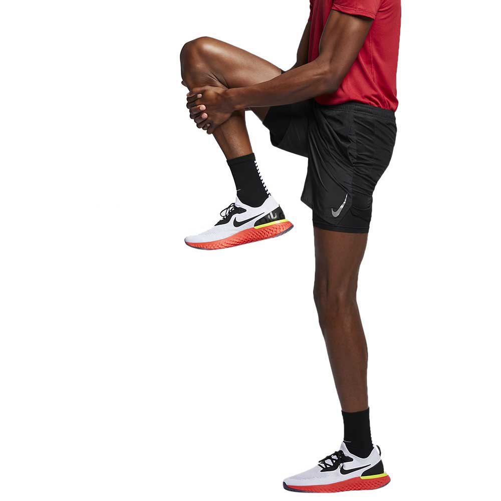 sticker landing pin Nike Challenger 2 In 1 7´´ Short Pants Black | Runnerinn