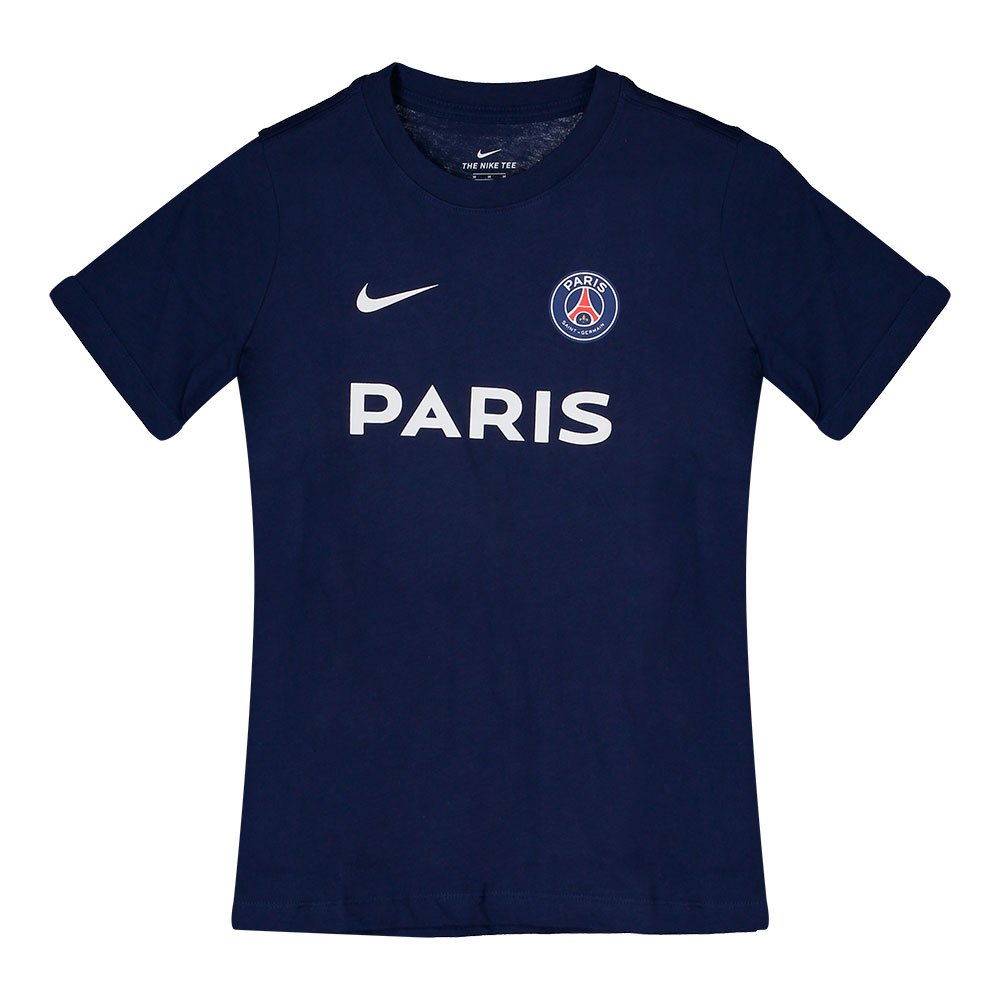 slank mærke kompromis Nike Paris Saint Germain Core Match 19/20 Junior T-Shirt Blue| Goalinn
