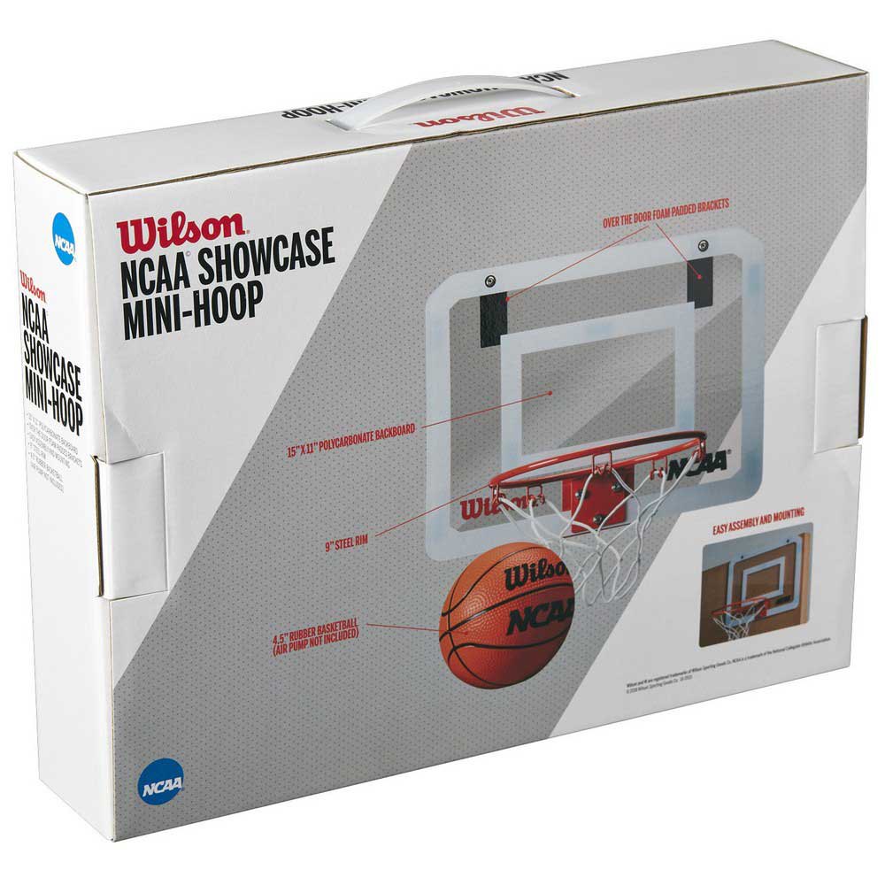 Wilson Mini Hoop Basketball Backboard+Ball NCAA Showcase