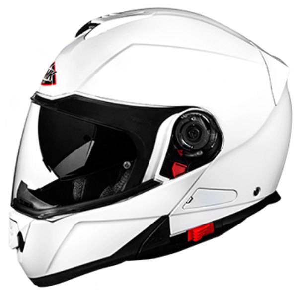 Kent síndrome caja de cartón SMK Glide Modular Helmet White | Motardinn