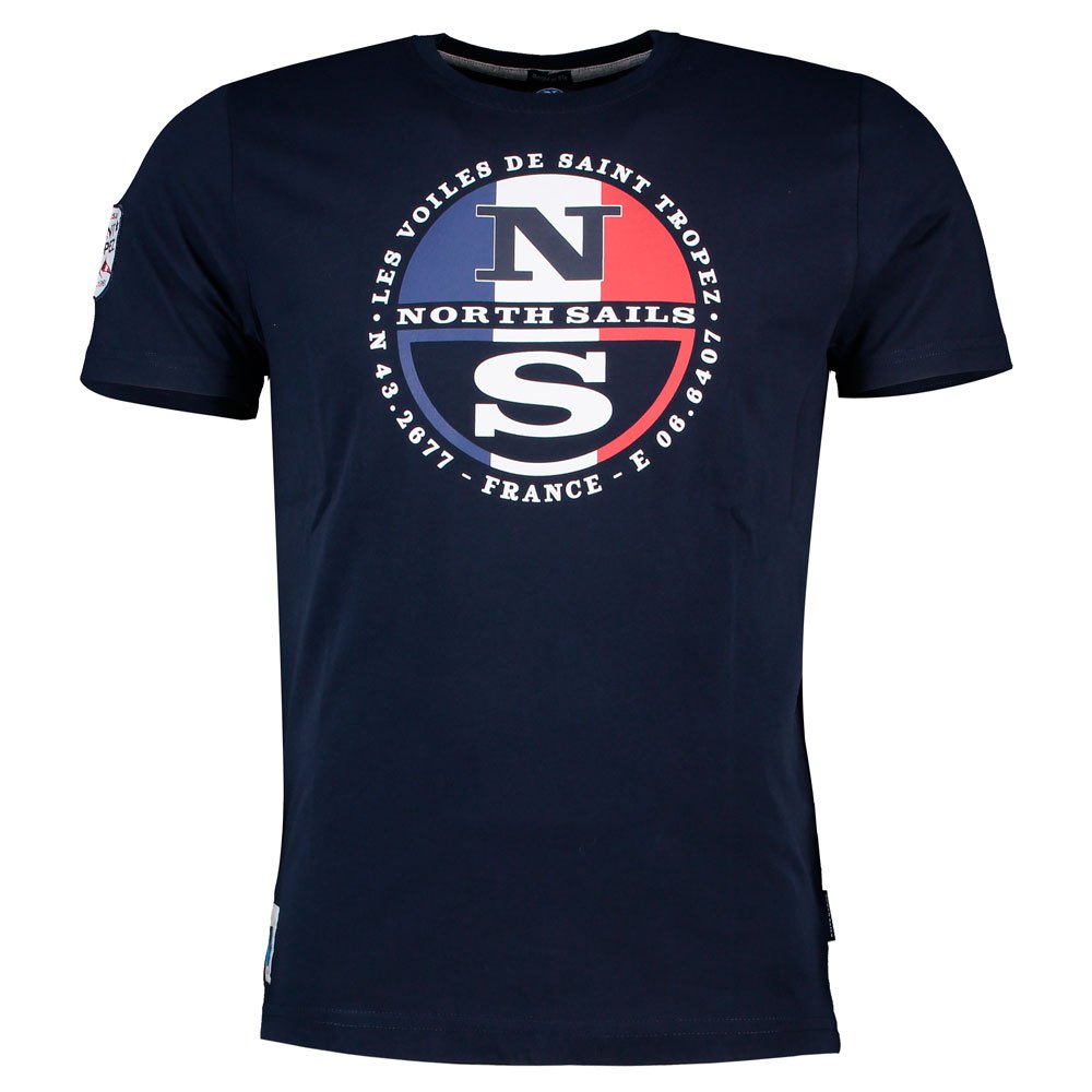 North sails T-Shirt Manche Courte Les Voiles De Saint Tropez Cote D´Azur