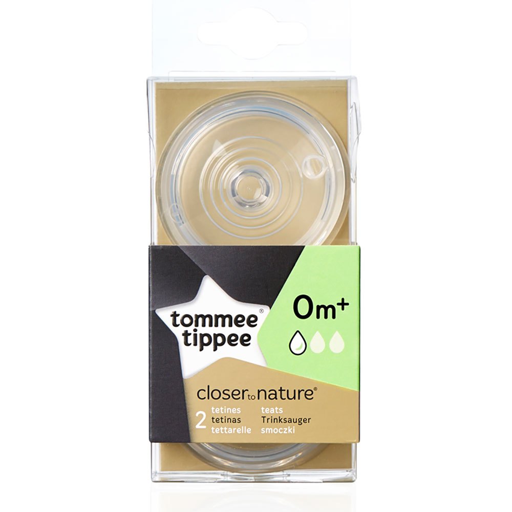 Tommee tippee Tettarelle X Closer To Nature Easi-Vent 2 Medio Fluire