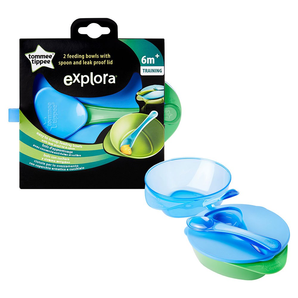 Tommee tippee Explora Feeding Bowls With Spoon And Lid Niño