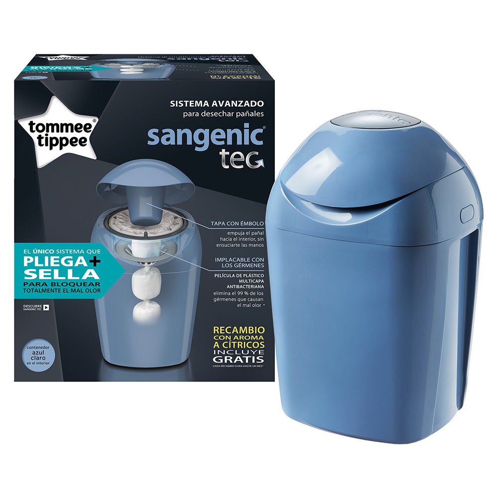 Available Now TOMMEE TIPPEE Sangenic Tec Sangenic Tec Nappy Disposal System  3x Refill Tumbler Sipper Easy Clean Valve Anytime…