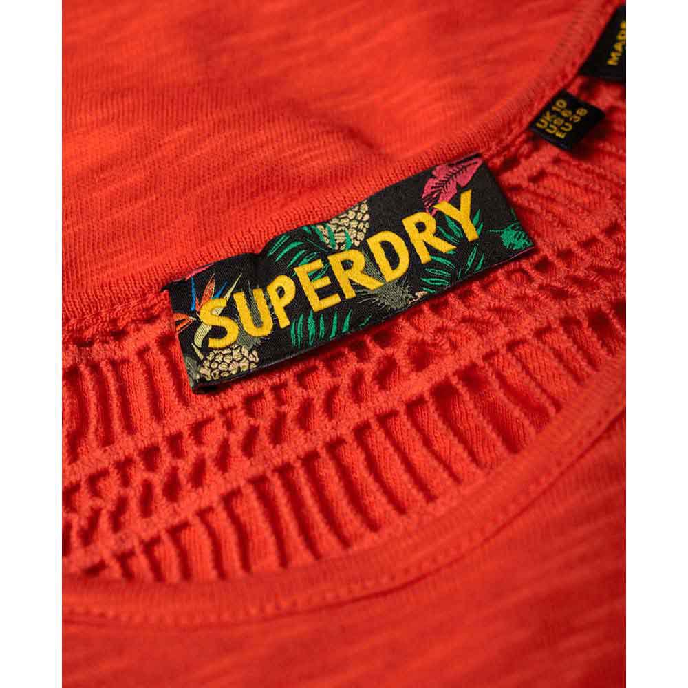 Superdry Liana Crochet Back Sleeveless T-Shirt