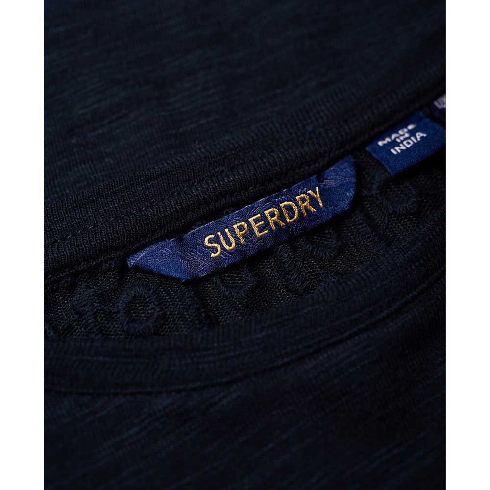 Superdry Sierra Embroidery Mesh Long Sleeve T-Shirt