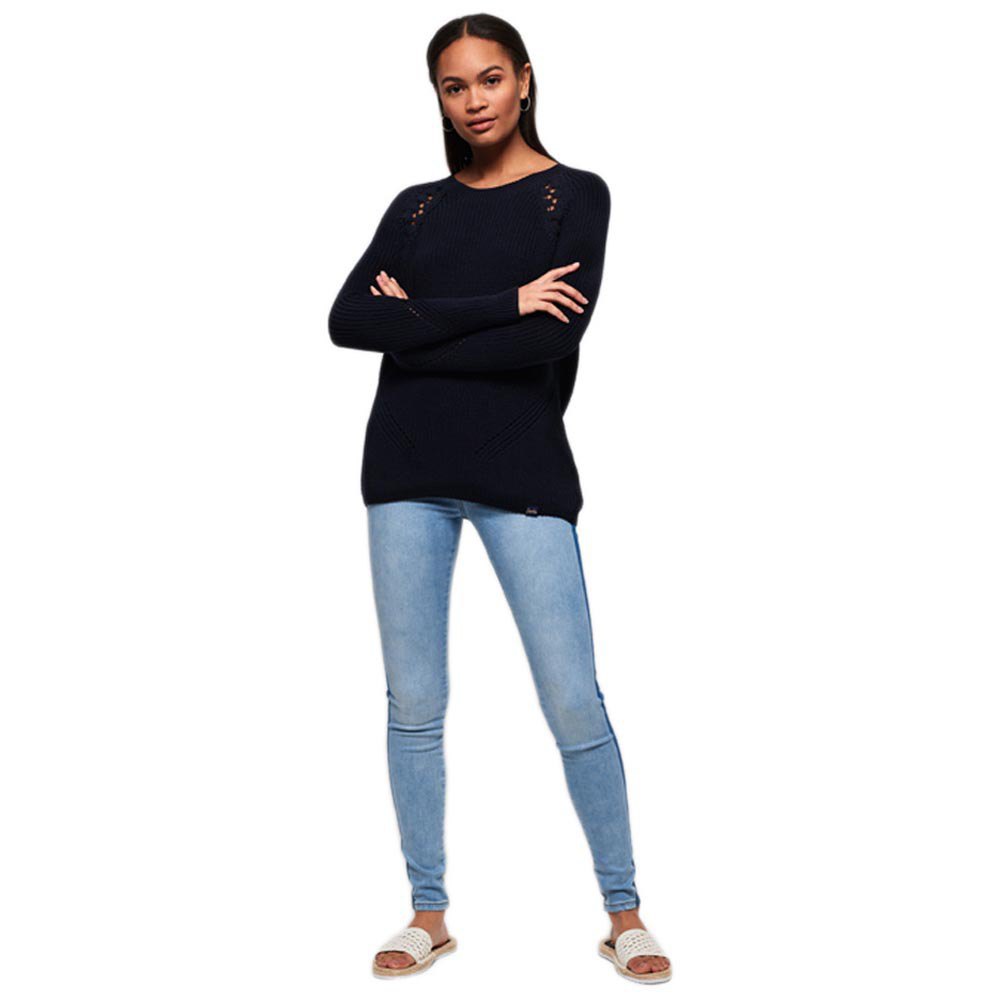 Superdry Bella Lace Ribbed Sweater