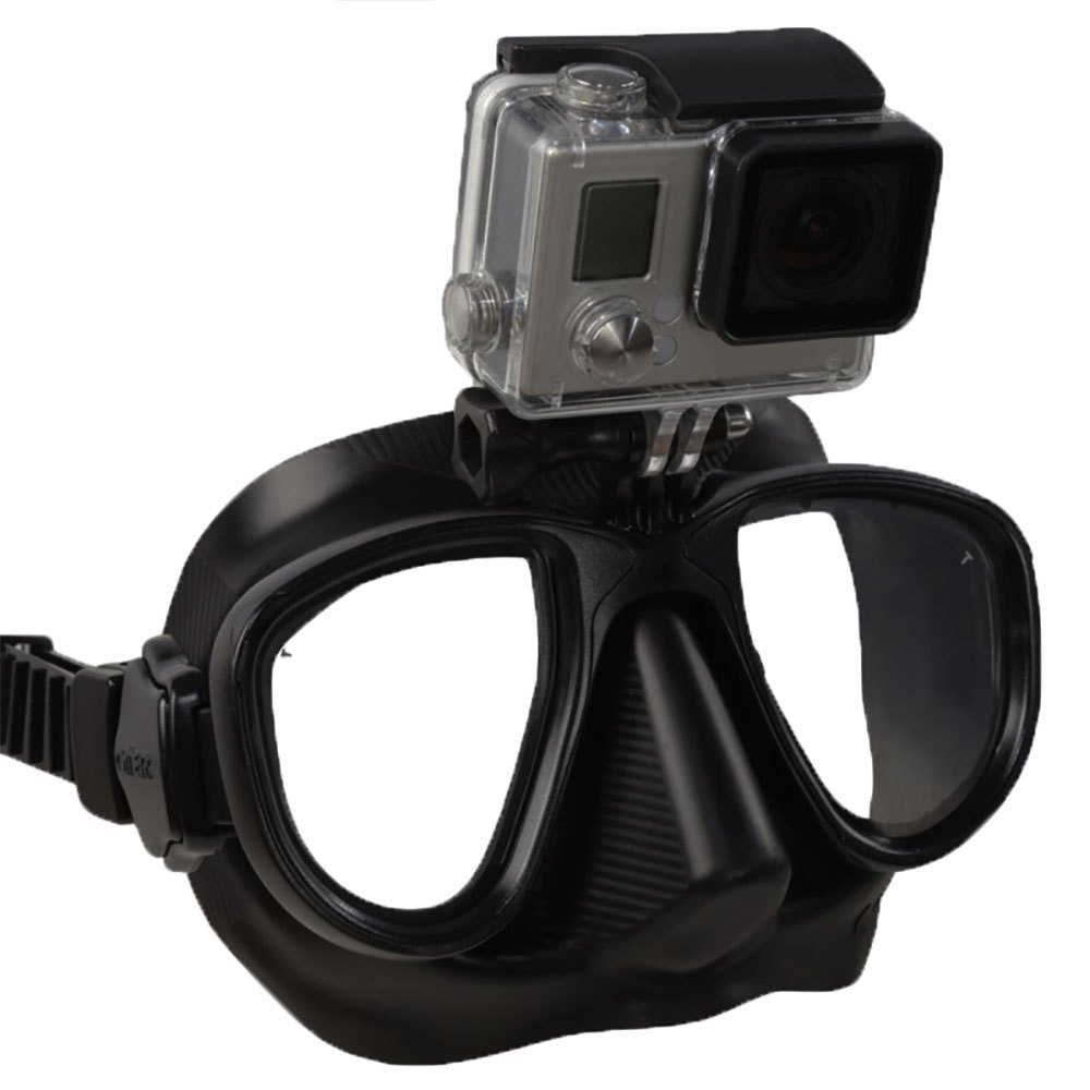 beton veeg Het koud krijgen Omer Alien Spearfishing Mask+Action Camera Support Black| Diveinn