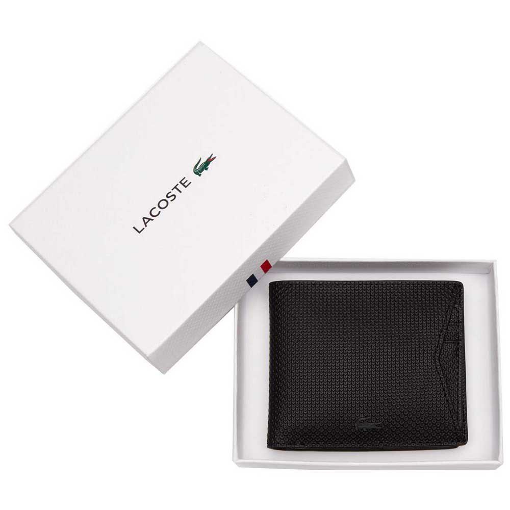 Lacoste Chantaco Pique Leather 8 Card Holder And Wallet