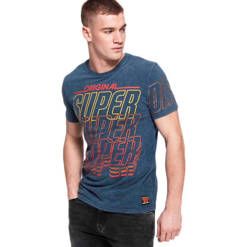 Superdry T-Shirt Manche Courte Spectrum Graphics Mid Weight