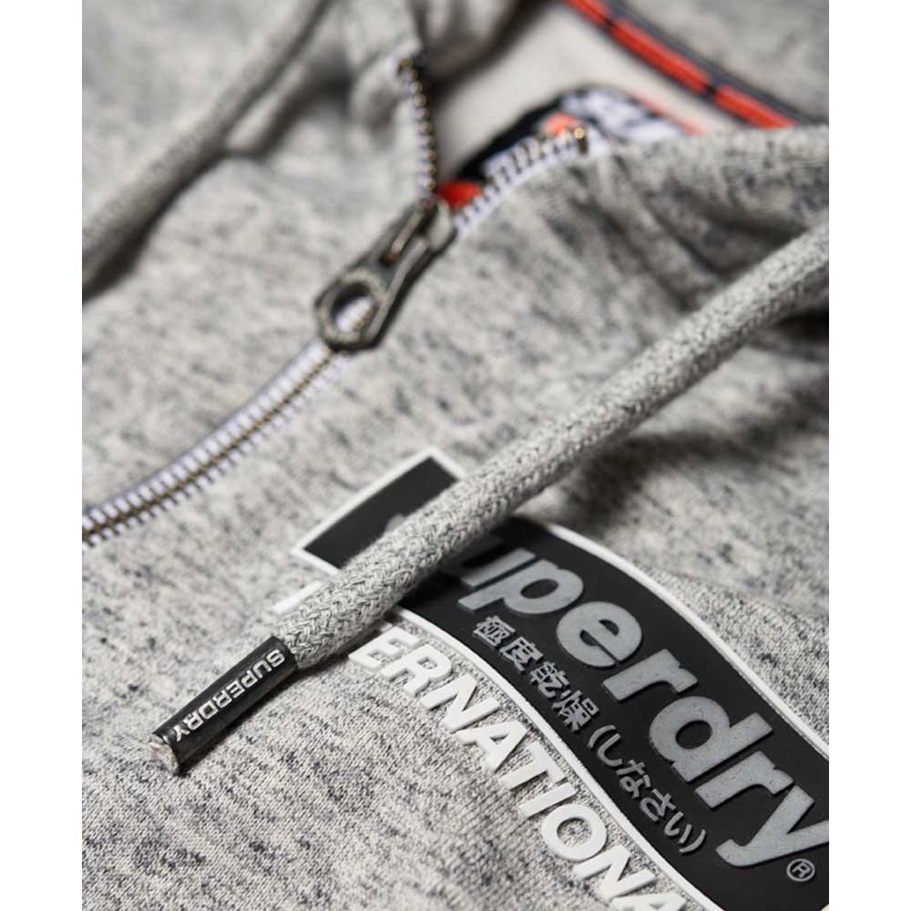 Superdry International Monochrome Full Zip Sweatshirt