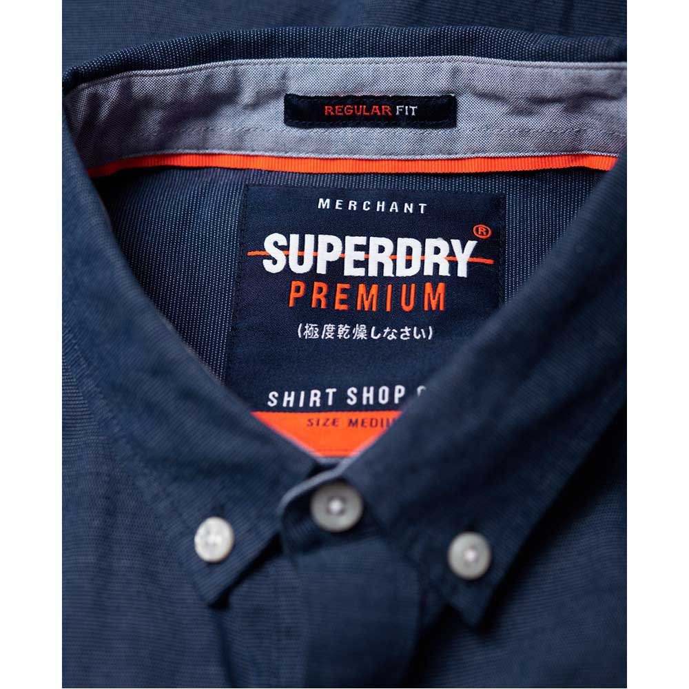 Superdry Camisa De Màniga Curta Premium University Oxford
