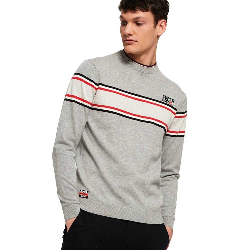 Superdry Parallel Stripe Crew Sweater