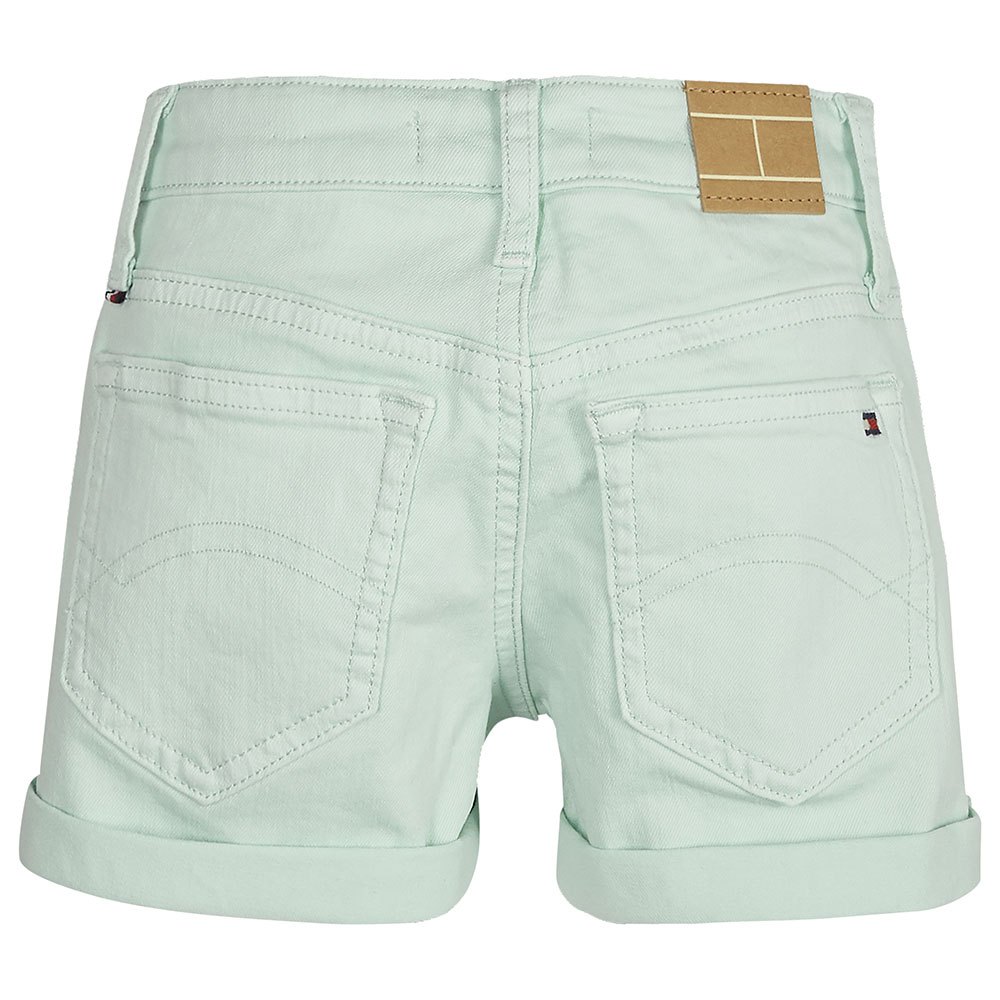 Details about   New Without Tag Tommy Hilfiger Blue Jeans Capri Shorts 100% Cotton Buttons 7 