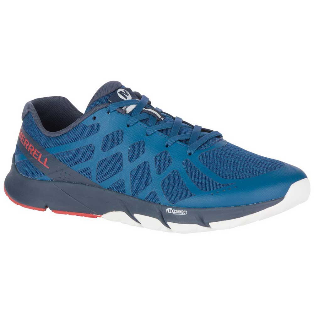 Merrell Womens Bare Access Flex Knit Trail Running Shoes Trainers Sneakers Blue 