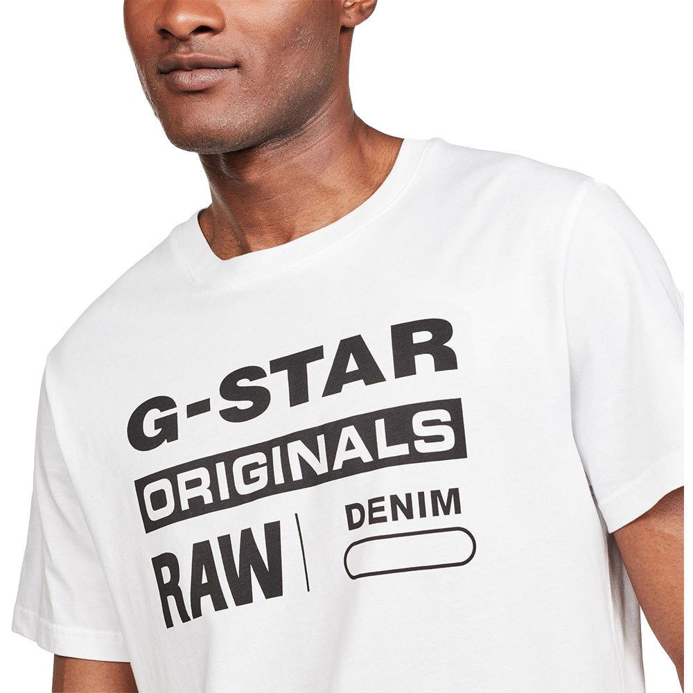 G-Star T-shirt à manches courtes Graphic 8 Ribbed Neck