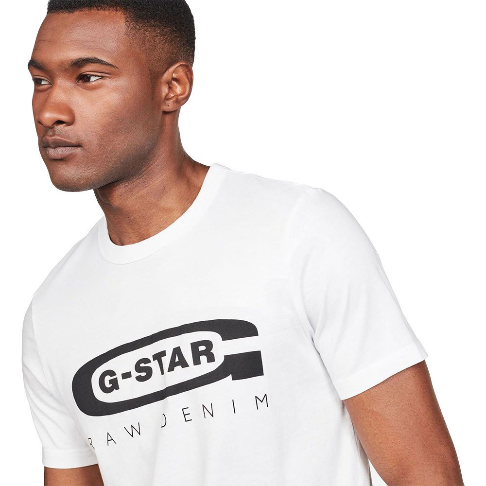 G-Star Graphic 4 Ribbed Neck T-shirt met korte mouwen