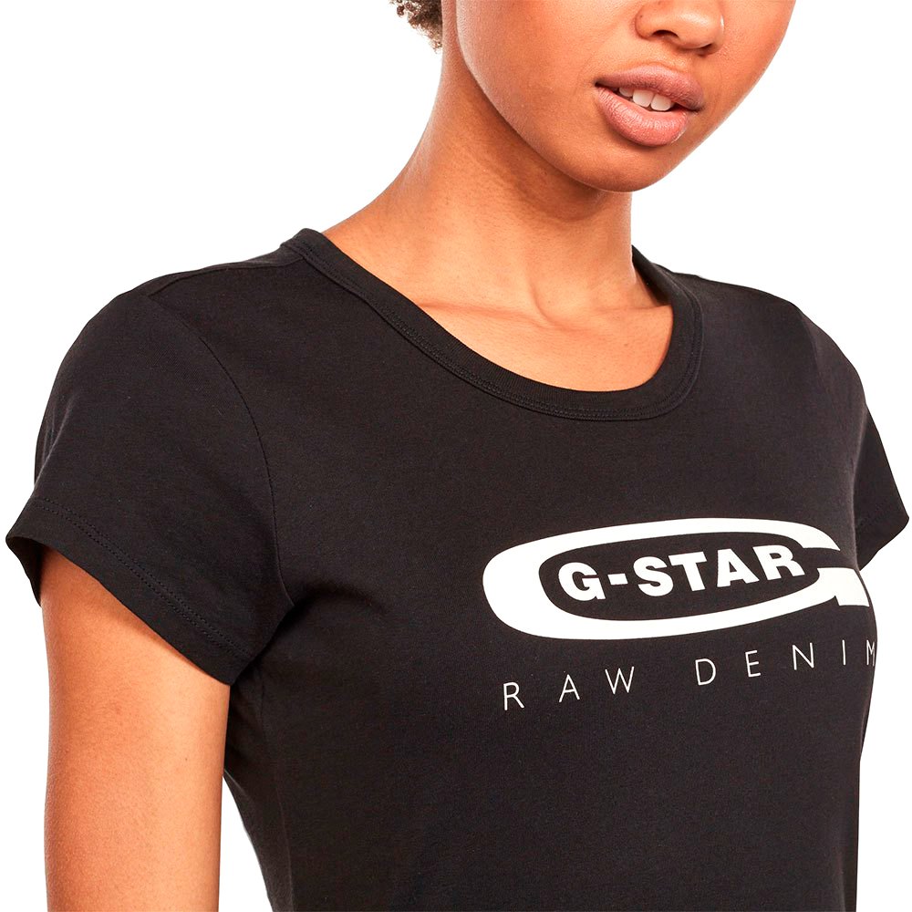 G-Star Graphic 20 Slim Rib T-shirt met korte mouwen