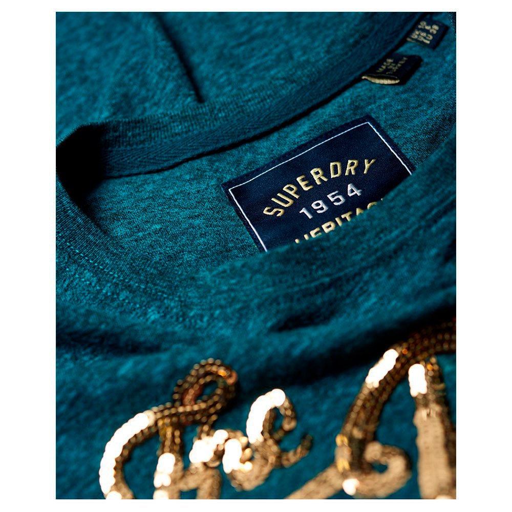 Superdry T-Shirt Manche Courte The Real Glitter Sequin