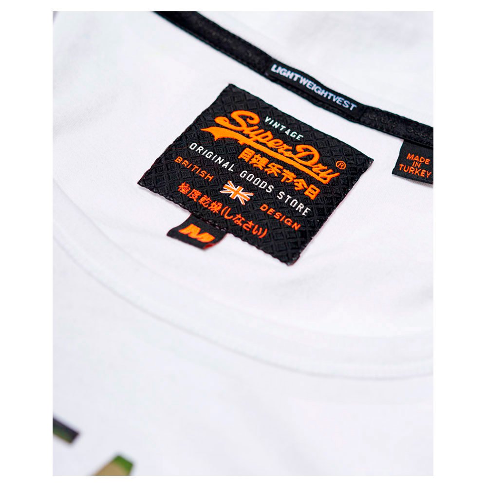 Superdry Camiseta sin mangas Vintage Logo Layered Camo Lite