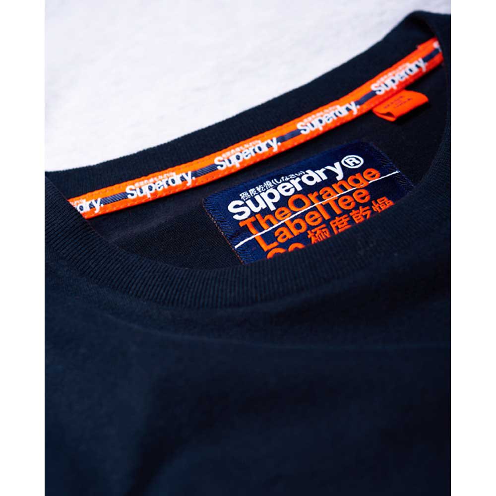 Superdry Orange Label Neon Stripe Long Sleeve T-Shirt