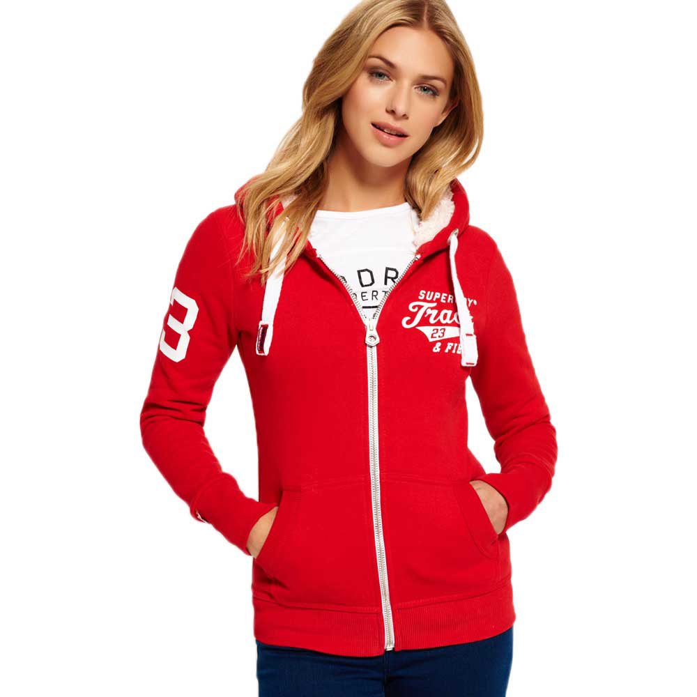 Superdry Track And Field Borg Hoodie