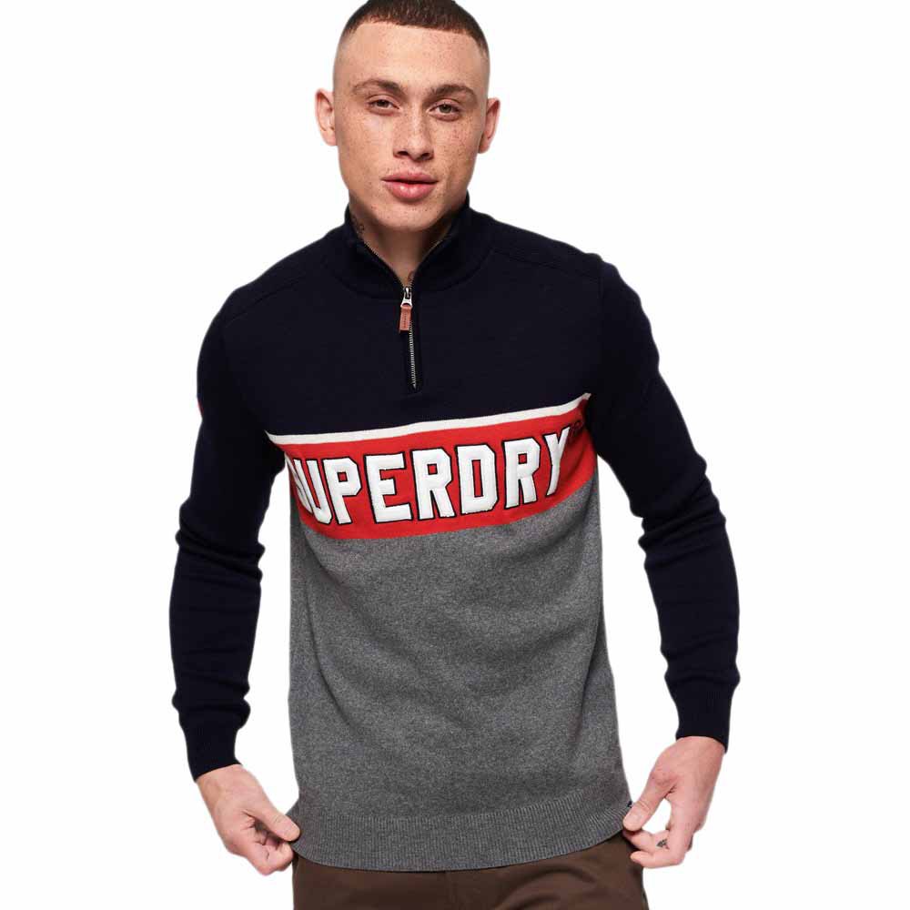 Superdry Tricolour Henley Sweater