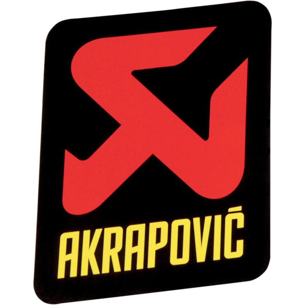 AKRAPOVIC(アクラポビッチ) アルミ耐熱ステッカー×2枚 45×145
