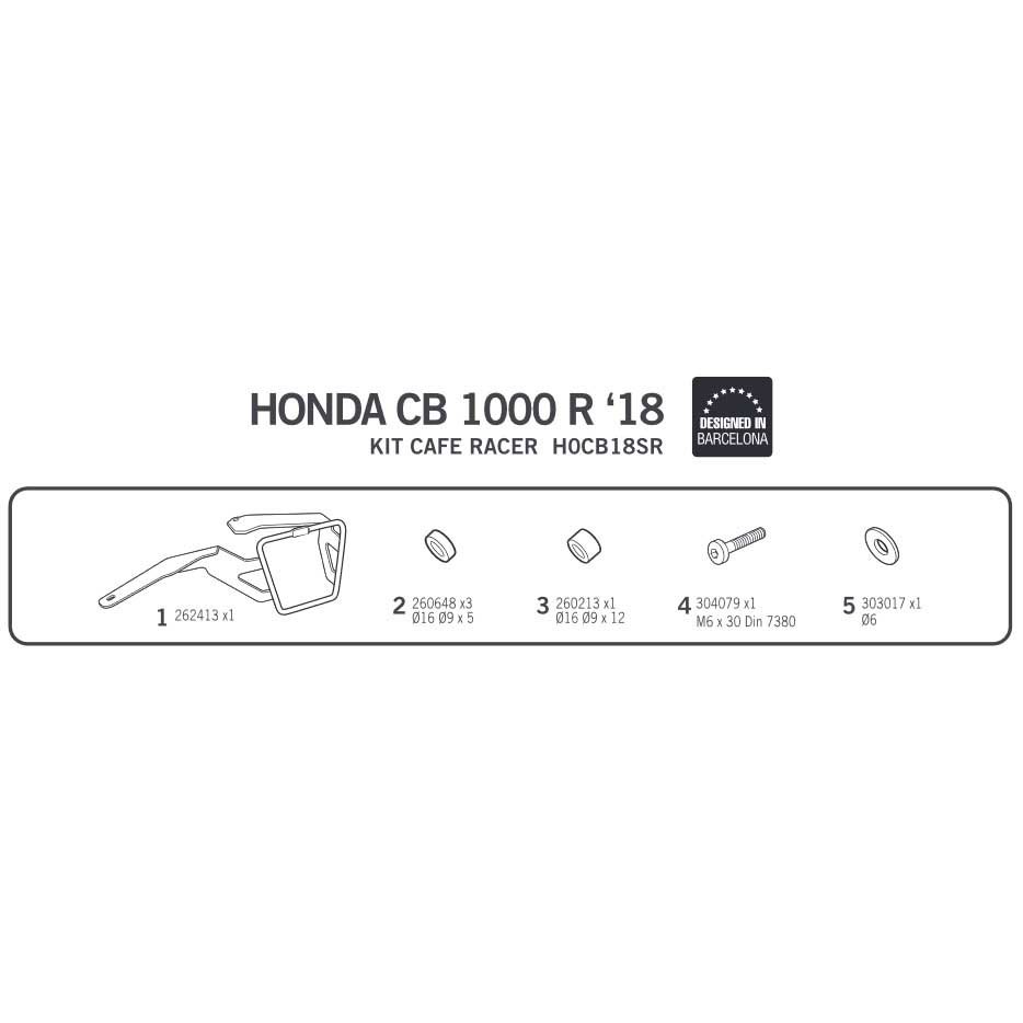 Shad Fijación Para Maletas Laterales SR SR Honda CB1000R