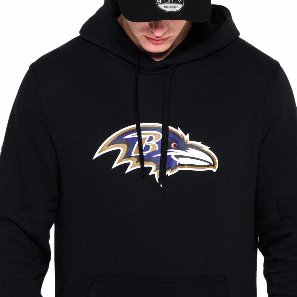 New era NFL Team Logo Baltimore Ravens Hoodie Black