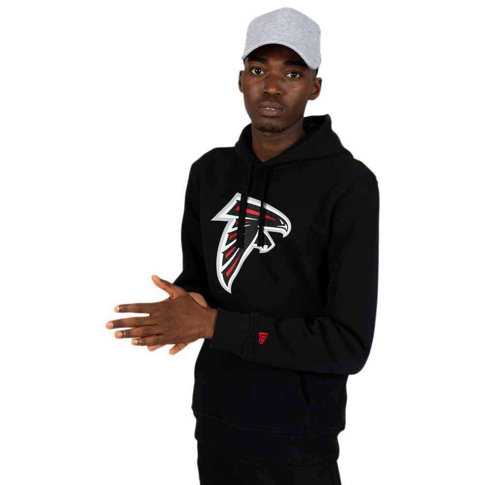 Snavs liter halstørklæde New era NFL Team Logo Atlanta Falcons Hoodie Black | Dressinn
