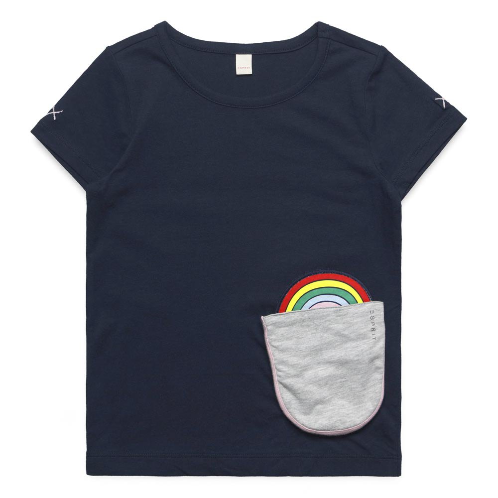 esprit-camiseta-de-manga-curta-rainbow-pocket-special