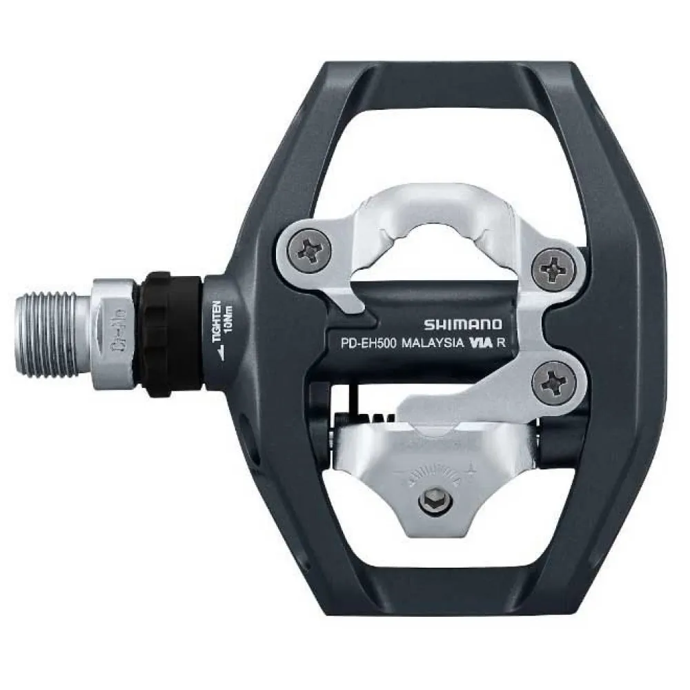Shimano Dual EH500 SPD/Platform pedals, Black | Bikeinn