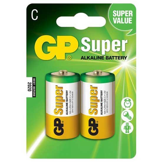 Gp batteries Alcaline LR14 C 2 Einheiten