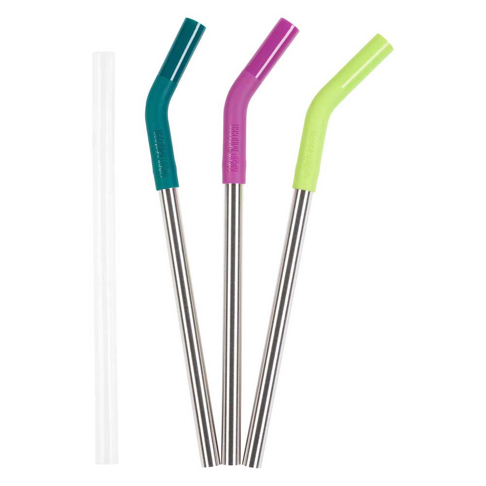 Klean Kanteen Straw in Multicolour Stainless Steel Pack of 3 10 mm 