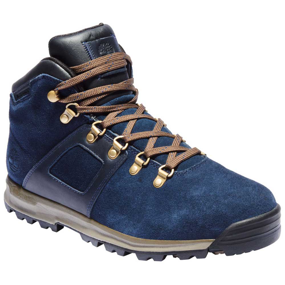 Timberland Scramble WP Mid Hiker Hiking Boots Blue | Trekkinn