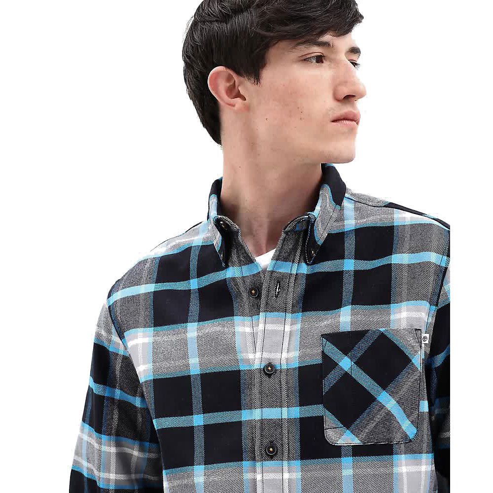 Timberland Back River Heavy Flannel Check Long Sleeve Shirt