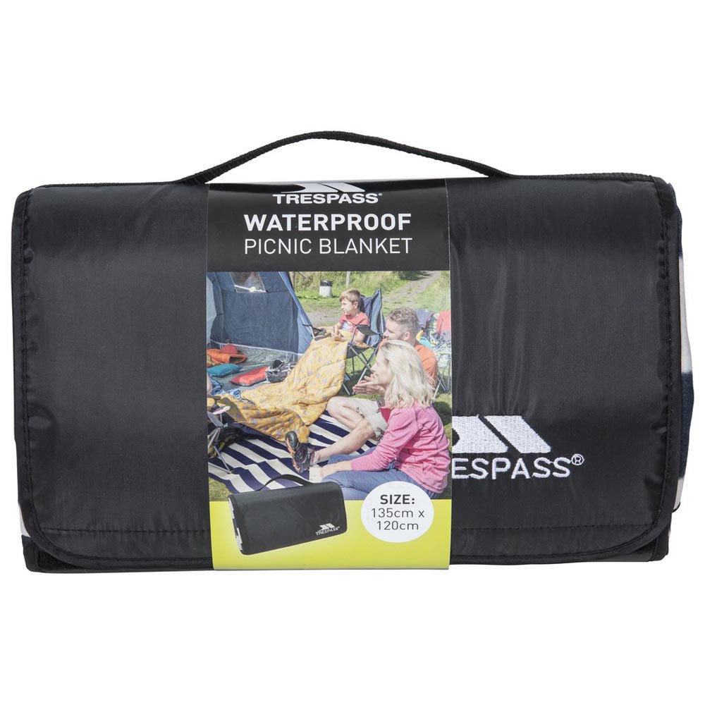 Trespass Large Striped Cool Bag with Straps For Camping Picnic Lunch 15L 