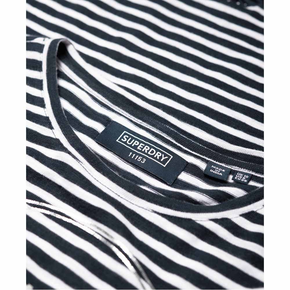 Superdry Samarreta de màniga llarga Stripe Lace Graphic