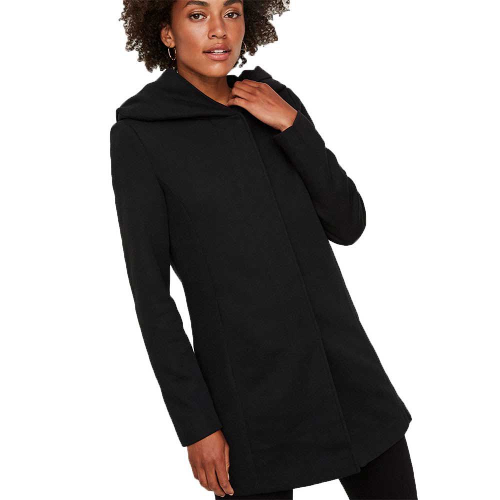 Black Black VERO MODA Womens Vmverodona Ls Jacket Noos Coat Black XL 