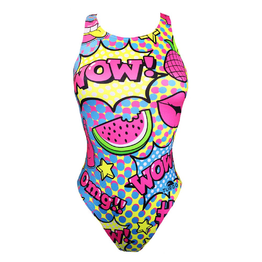 Vestiging zoete smaak badminton Turbo Cool Comic Swimsuit Multicolor | Swiminn