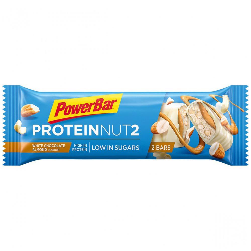 Powerbar Protein Nød 2 Chocolate 18 Enheder Mandel Og Hvid Chocolate Energibar Boks