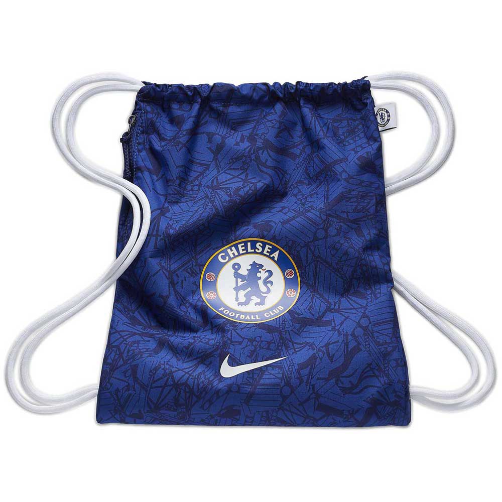 Chelsea FC Drawstring Gym Bag Blue/White One Size 
