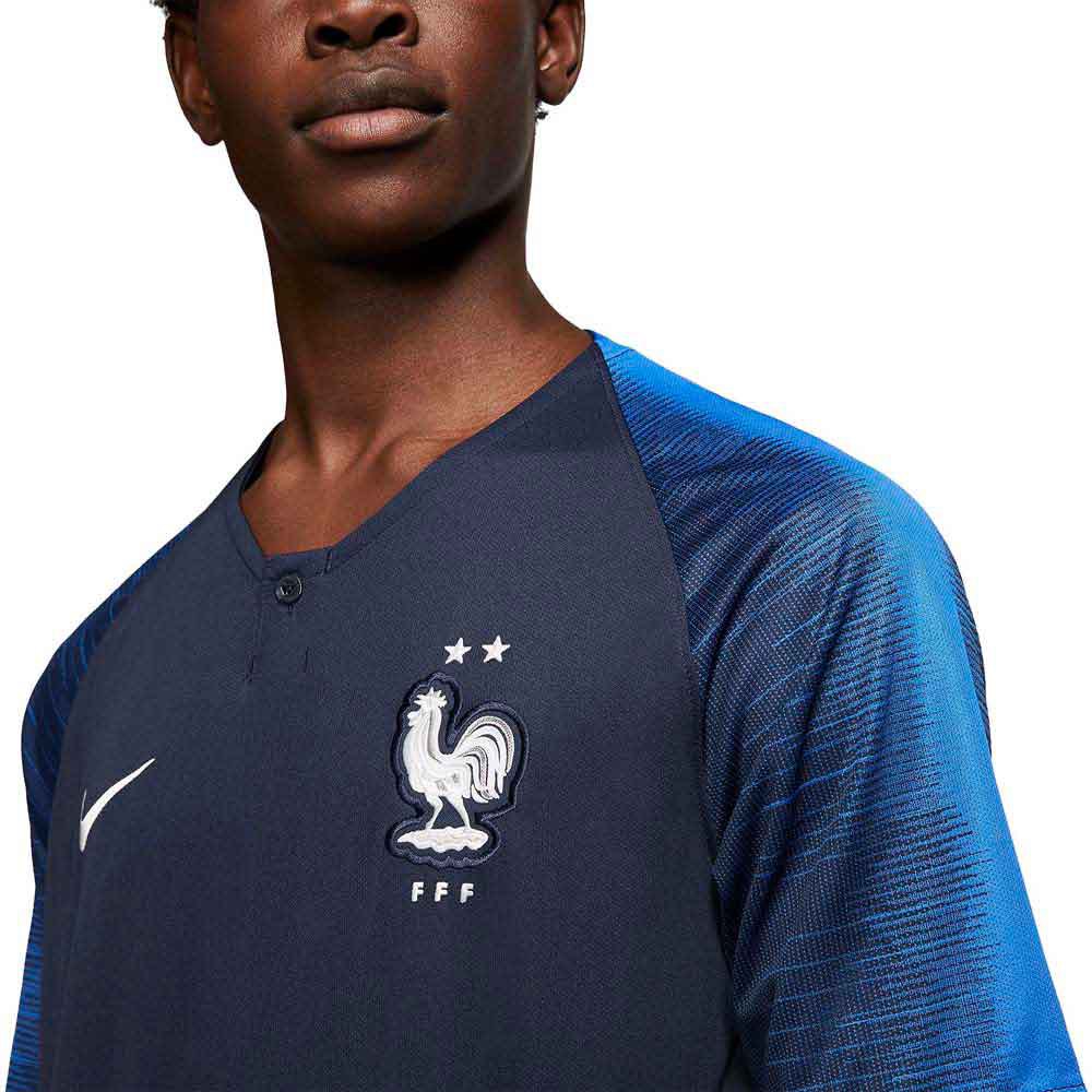 lanzamiento Fotoeléctrico Año nuevo Nike Camiseta Francia Primera Equipación Breathe Stadium 2020 Azul| Goalinn